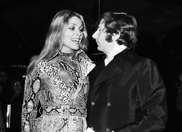 Sharon Tate mit Ehemann Roman Polanski.