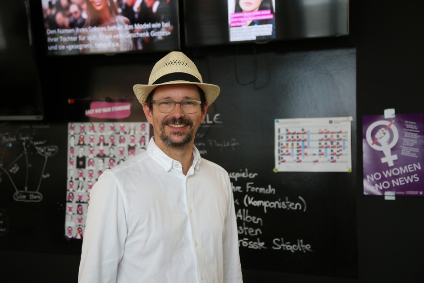 Grüne-Parteipräsident Balthasar Glättli im Juni 2023 im watson Büro in Zürich zum grossen Wahljahr-Interview.