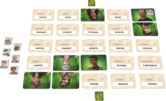 Codenames Duett Spielsituation