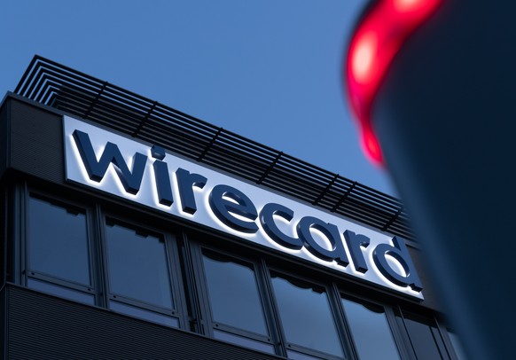 ARCHIV - 20.07.2020, Bayern, Aschheim: Das Wirecard-Logo ist am Hauptsitz des Zahlungsdienstleisters zu sehen. Das Streamingportal TVnow will ab Ende M