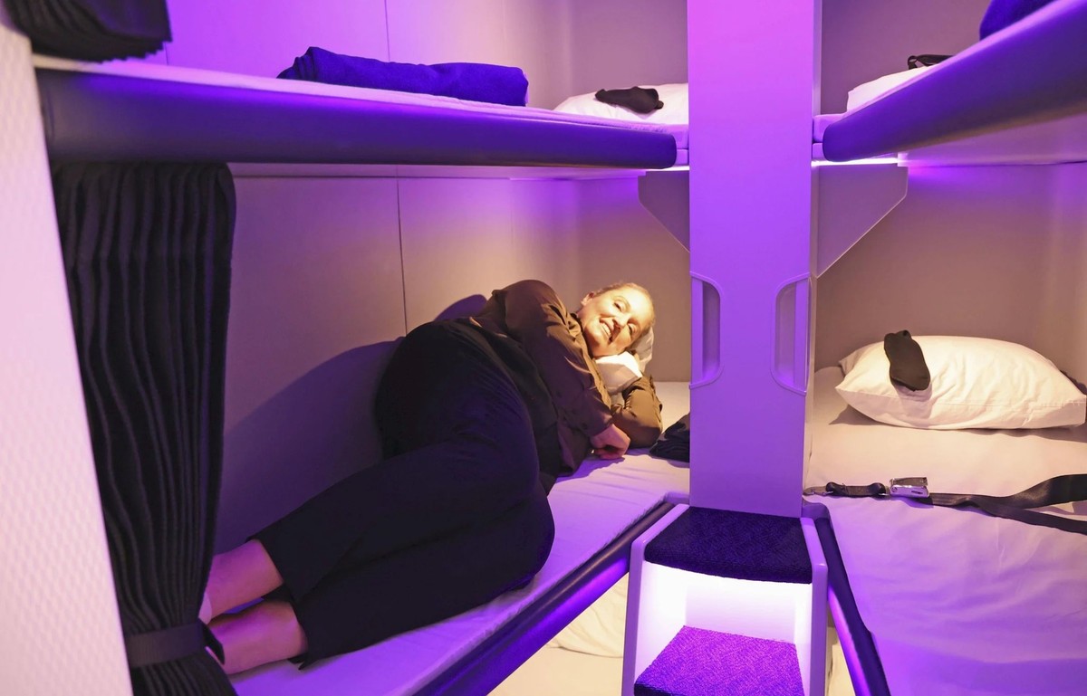 Il sera désormais possible de dormir sur les longs courriers, même en classe économique grâce au «Skynest».
