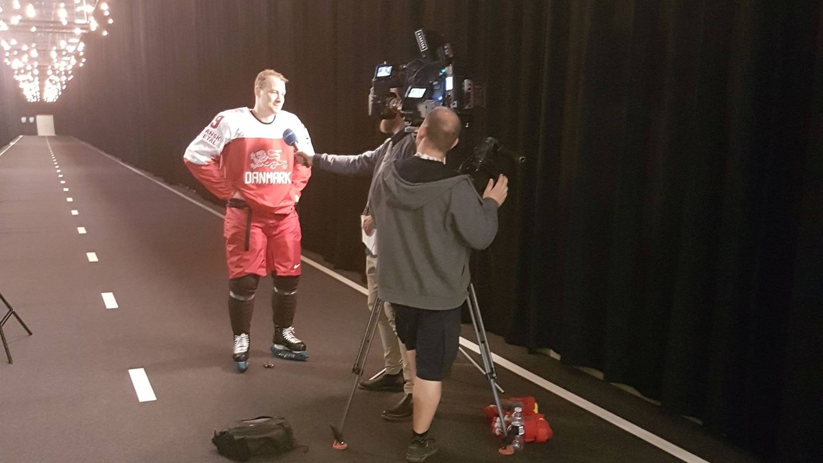 Im Rampenlicht: NHL-Crack Mikkel Bödker am Tag nach der Sensation.