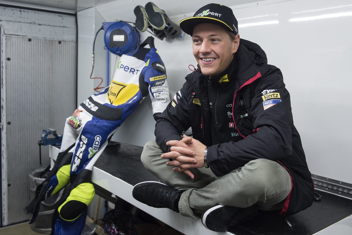 Aegerter bei einem Interview vor der Saison. Mittlerweile ist ihm das Lachen etwas vergangen.