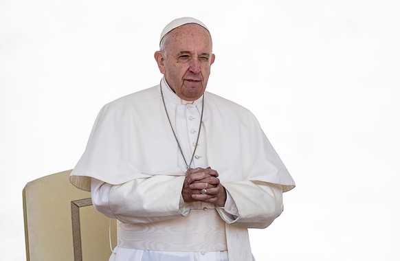 epa07555320 Pope Francis during the weekly general audience in Saint Peters Square, Vatican City, 08 May 2019. EPA/ANGELO CARCONI