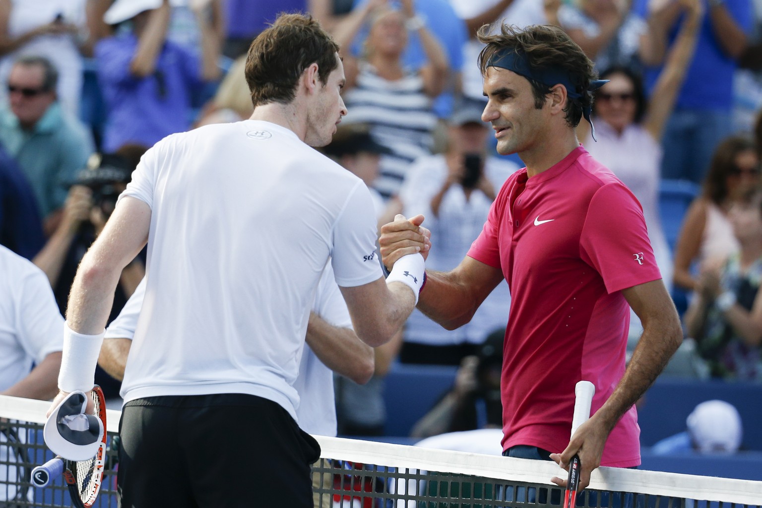 Roger Federer steht nach dem Sieg gegen Murray im Final von Cincinnati.&nbsp;