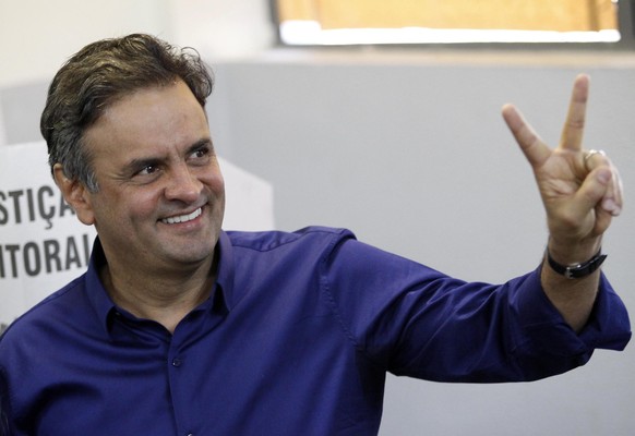 Der eigentliche Gewinner: Herausforderer&nbsp;Aécio Neves.