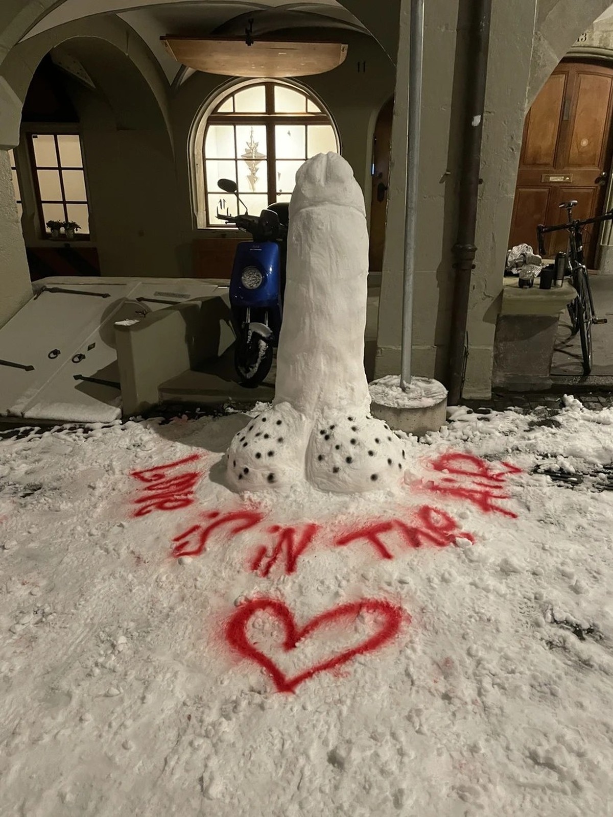 Schnee Penis Bern