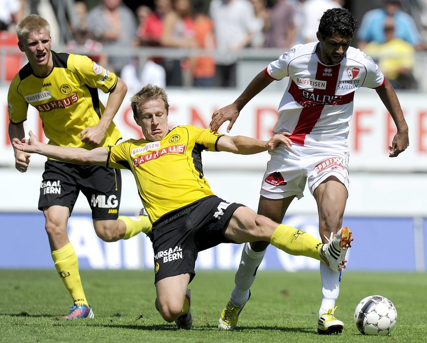 2010 bis 2014: Der «Bärner Giel» kehrt zurück nach Hause. Nachdem er als Jugendlicher für den FC Sternenberg, den SC Bümpliz und als Aktiver für den FC Münsigen kickte, spielt Spycher nun für die Bern ...