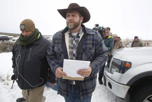 Ammon Bundy, der Anführer der Miliz, bei einem Medientermin Anfang Januar.