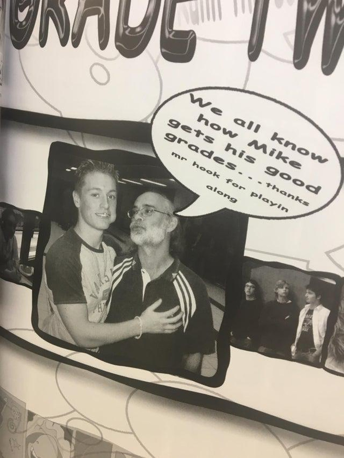 «Wir wissen alle, woher Mike seine guten Noten hat ...»