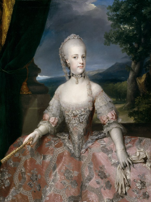 Die Erzherzogin Maria Karolina von Österreich und spätere Königin von Neapel-Sizilien.