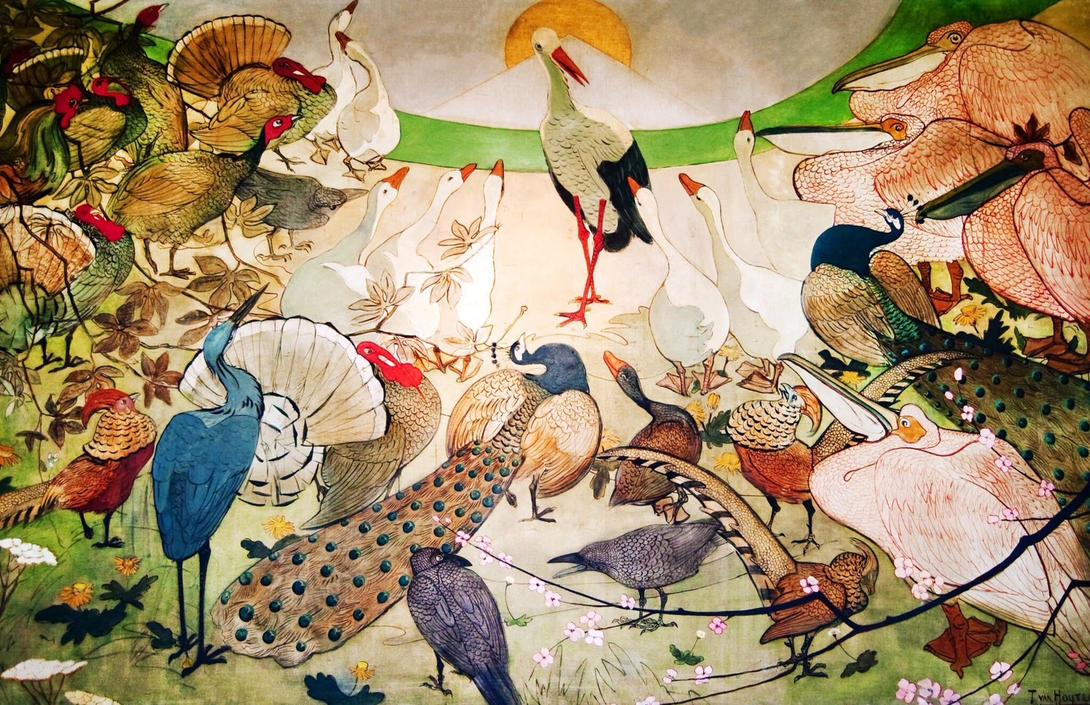 Rückkehr des Storchs, Theo van Hoytema (1863–1917)