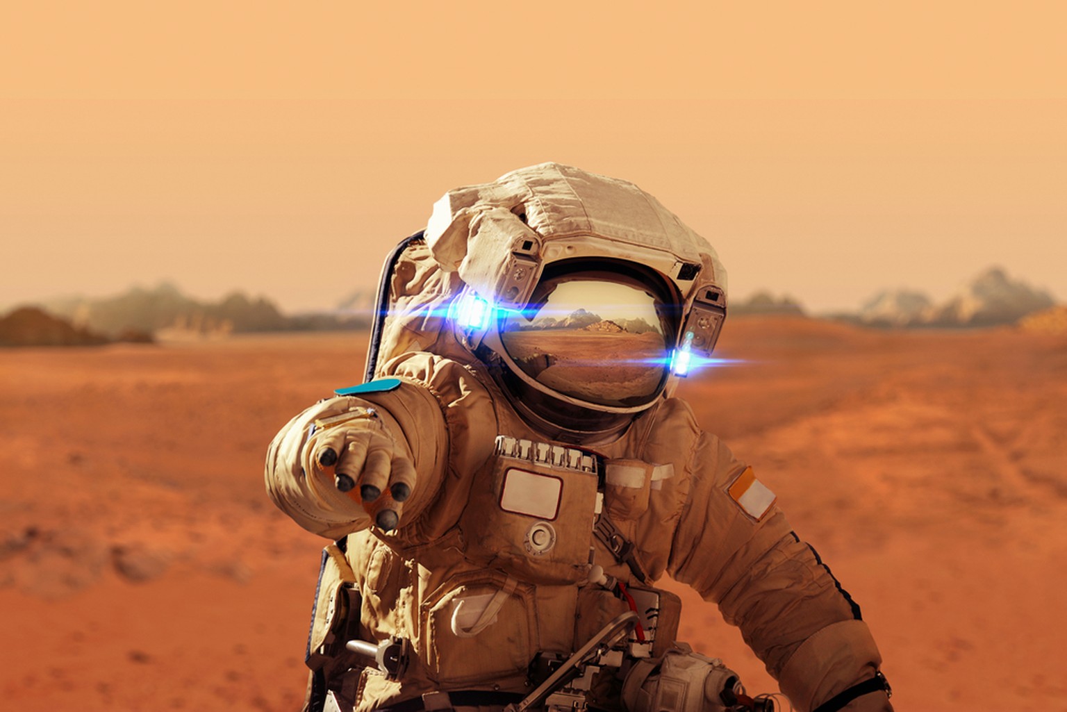 Bis ein Astronaut den Mars betreten kann, muss er eine Reihe von Gefahren überstehen.