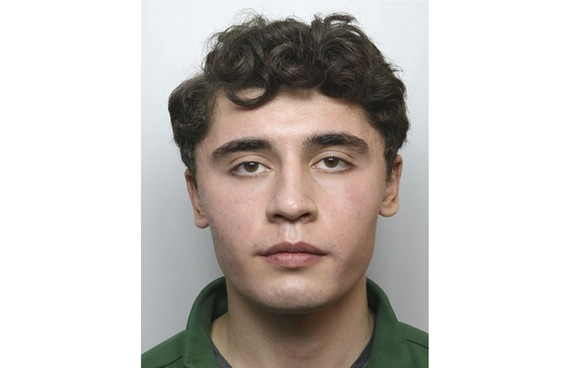 FILE - This is an undated file photo provided by the Metropolitan Police of Daniel Abed Khalife.  A former soldier who escaped from a London prison while awaiting trial on terrorism charges was captured…