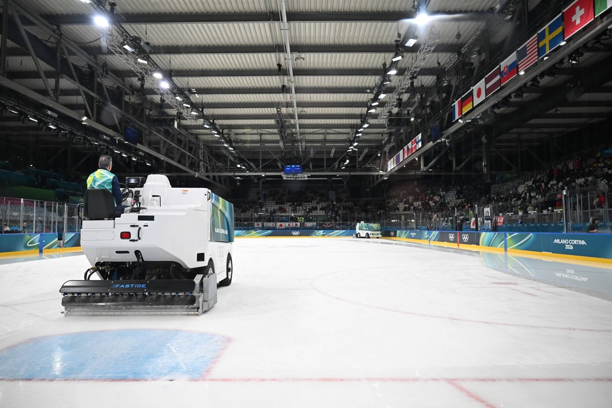 Rho Fiera Ice hockey, Eishockey during Ice Hockey, Olympic Winter games, Winterspiele,Spiele, Summer games Milano-Cortina 2026 in Milano, Italy, February 07 2026 PUBLICATIONxNOTxINxITA Copyright: xFil ...