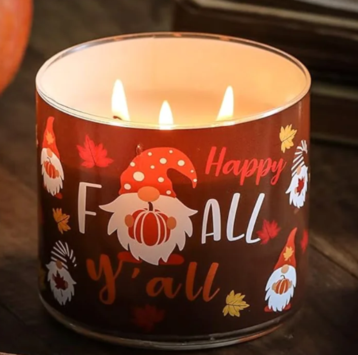 Lustige Fails: Herbst Kerze
