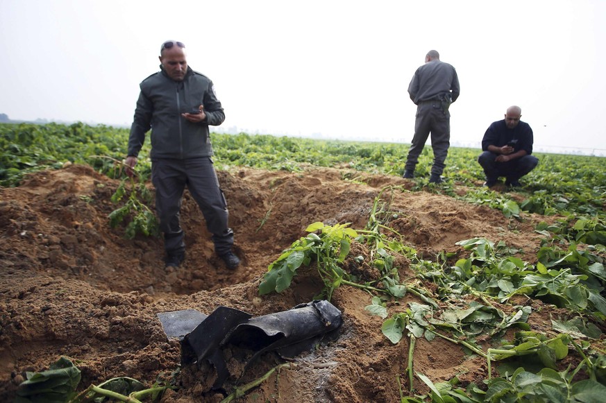 Nachdem am Freitag mehrere Raketen aus dem&nbsp;Gazastreifen Israel getroffen hatten (Bild), schlug die Armee in der Nacht auf Sonntag zurück.