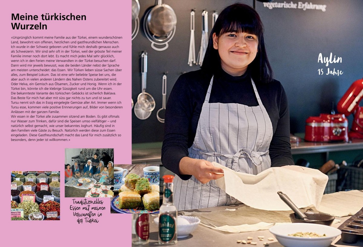 Blick in das Kochbuch «Greentopf».