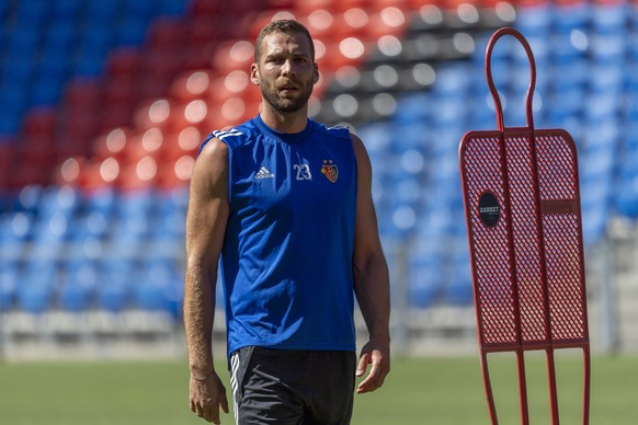 Pajtim Kasami beim Training des FC Basel 1893 im Stadion St. Jakob-Park in Basel, am Dienstag, 22. Juni 2021. (KEYSTONE/Georgios Kefalas)