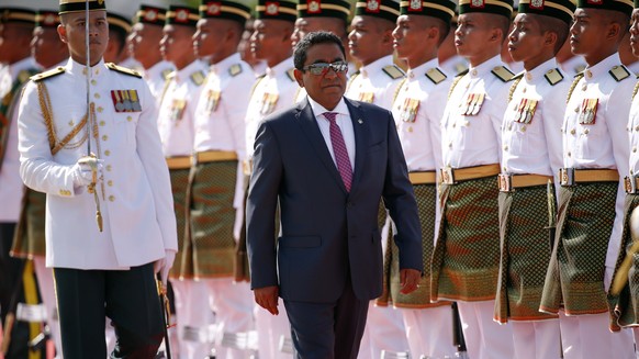 Regiert die Malediven mit eiserner Faust: Präsident Abdulla Yameen.&nbsp;&nbsp;