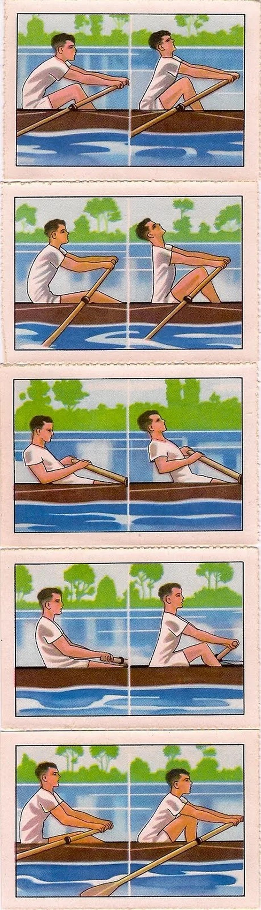 Der Fairbairn-Stil (links) und der frühere Stil (rechts) dargestellt auf Sammelkarten, die in den 1930er-Jahren in den Nestlé-Schokoladenverpackungen beigelegt waren.
https://heartheboatsing.com/wp-co ...
