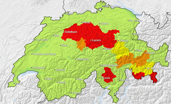 Wetter Schweiz: Gewitter ziehen am 14. und 15. Juli 2026 über das Mittelland.