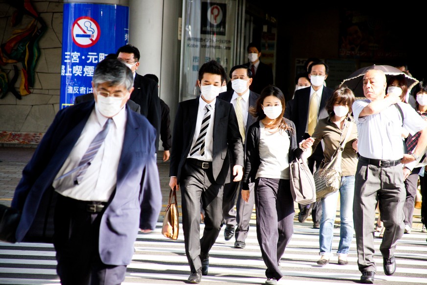 In Ostasien – hier Japan – sind Hygienemasken im Strassenbild nichts Besonderes.&nbsp;