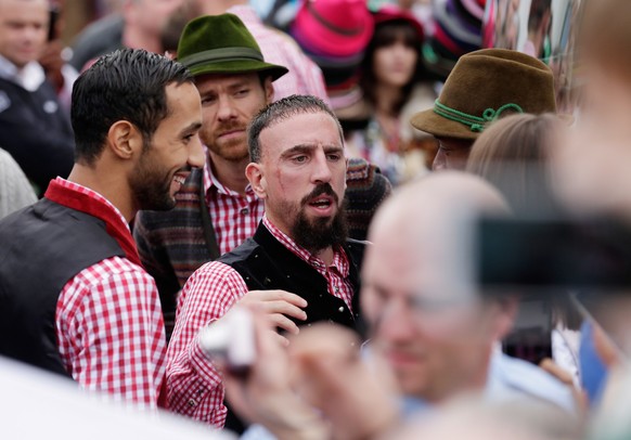 Da kommen sie, angeführt vom famosen Franzosen Franck Ribéry.