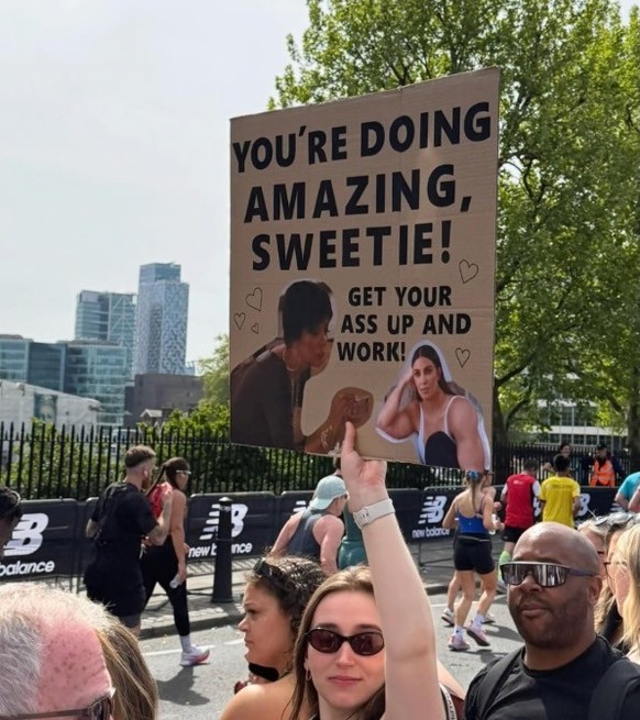 Die lustigsten Plakate am London Marathon
https://www.reddit.com/r/london/