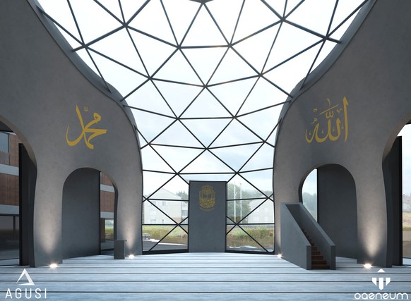 https://www.oarchviz.com/project/el-hidaje-mosque/
Moschee El-Hidaje Sankt St. Gallen
Design: Agusi GmbH Immobilien &amp; Architektur
Model &amp; Visualization: Oaeneum Archviz