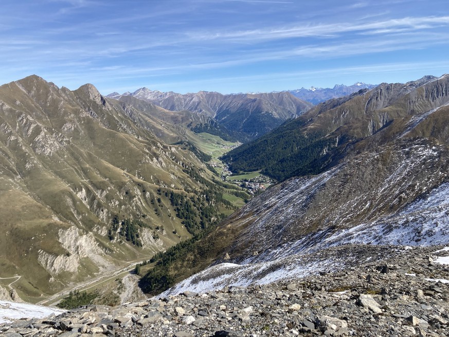 Sackgassen Rauszeit Vadret Blick von Sulner-Gletscher auf Samnaun