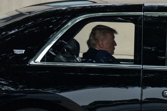 President Donald Trump departs Walter Reed National Military Medical Center, Tuesday, May 26, 2026, in Bethesda, Md. (AP Photo/Alex Brandon)
Donald Trump