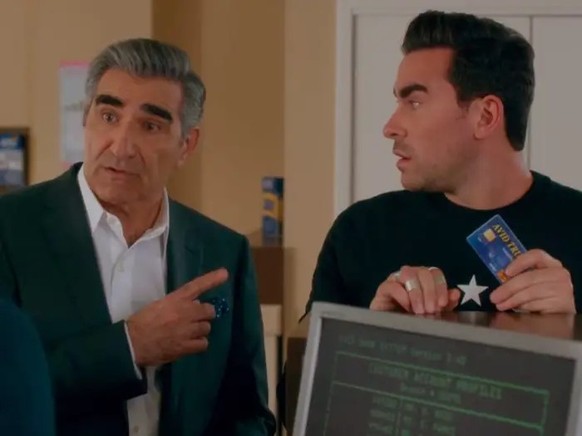 Eugene and Dan Levy in «Schitt&#039;s Creek»