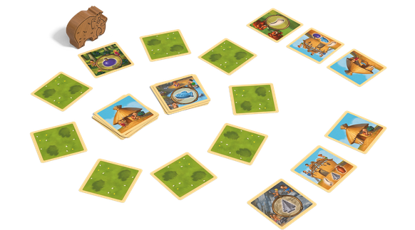 Stone Age Junior Kartenspiel Spielsituation