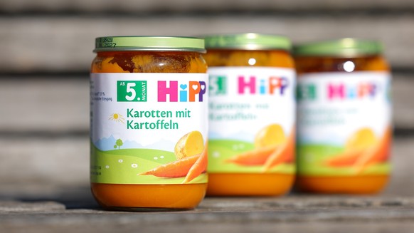 ABD0004_20260418 - WIEN - ÖSTERREICH: ZU APA0002 VOM 18.4.2026 - HiPP hat sein gesamtes Babykostgläschen-Sortiment bei Spar Österreich zurückgerufen. Es kann nicht ausgeschlossen werden, dass durch Ma ...