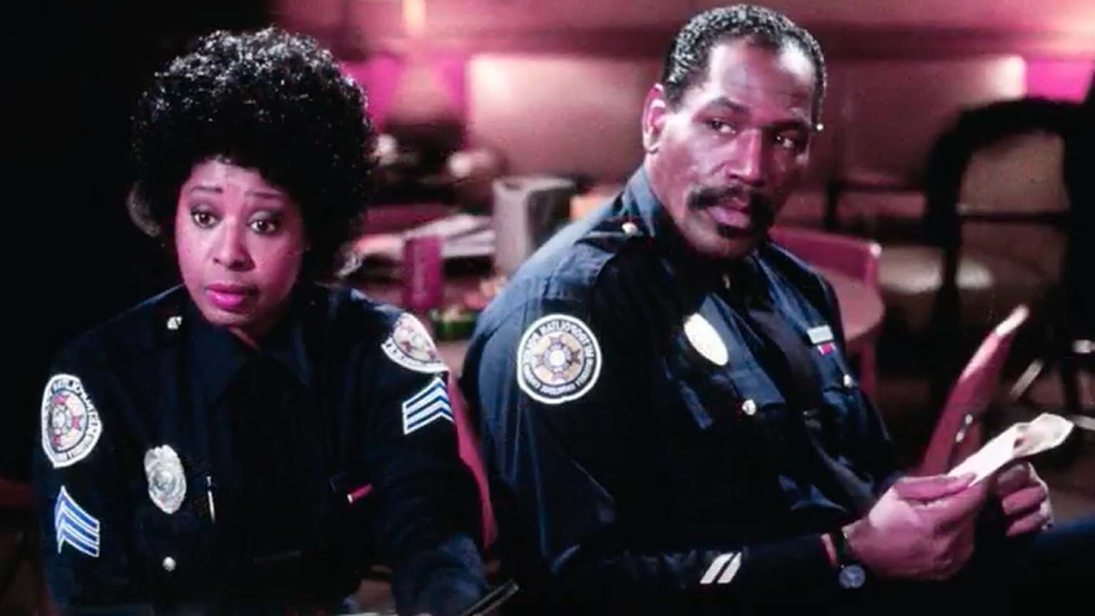 Sergeant Moses Hightower mit seiner Kollegin, Officer Laverne Hooks.