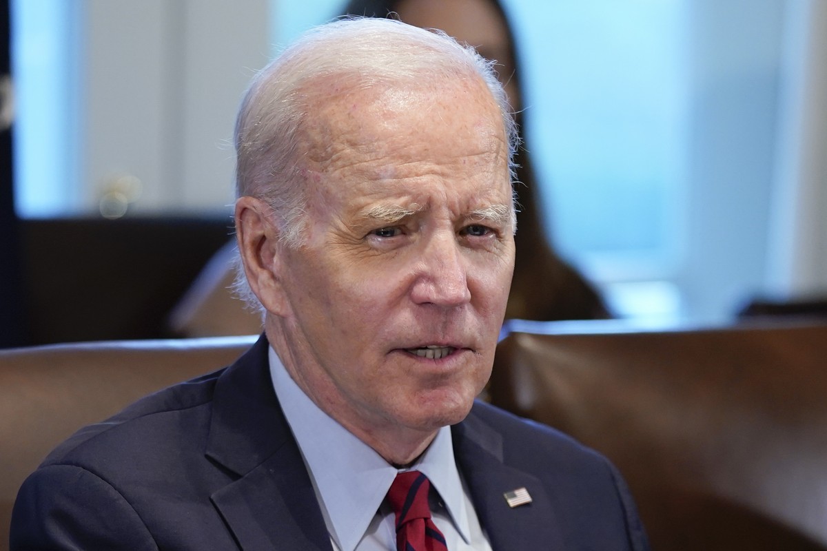 President Joe Biden speaks during a cabinet meeting at the White House, Thursday, Jan. 5, 2023, in Washington. (AP Photo/Patrick Semansky)
Joe Biden