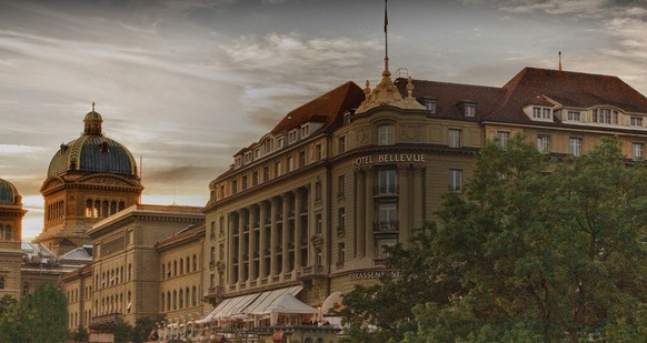 «Im Hotel Bellevue Palace» soll Alexandrea Schweizer Parlamentariern Geheimnisse entlockt haben.