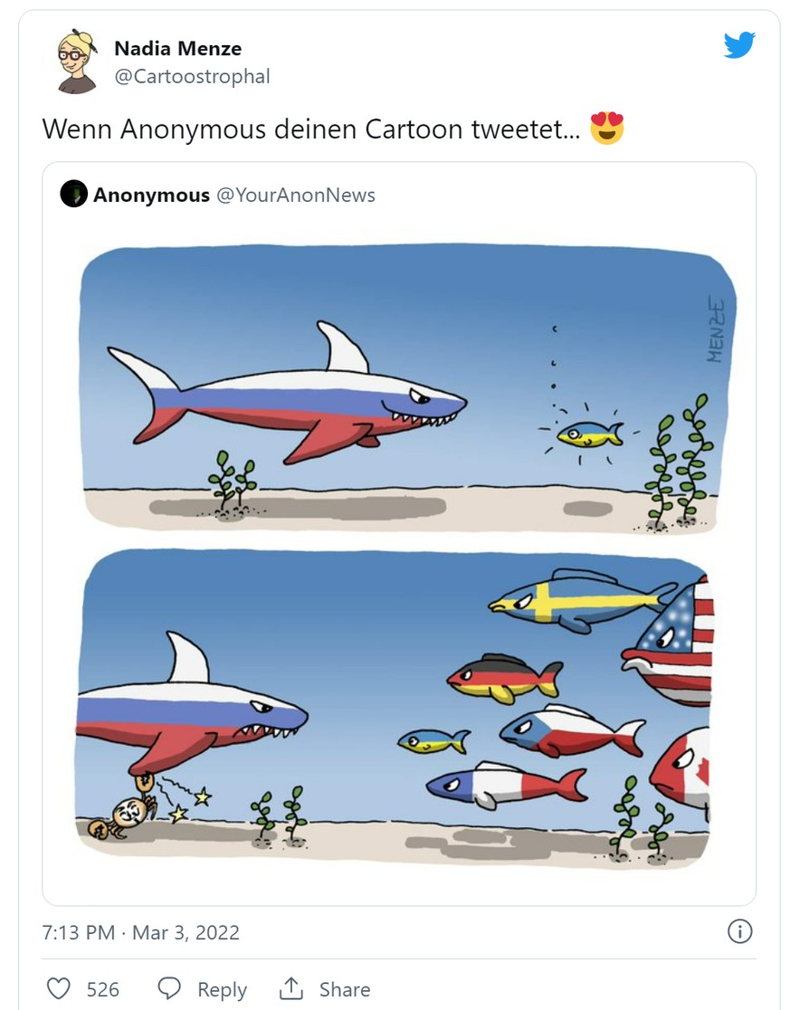 30 brutal ehrliche Karikaturen, die uns Putins Desaster in der Ukraine vor Augen führen