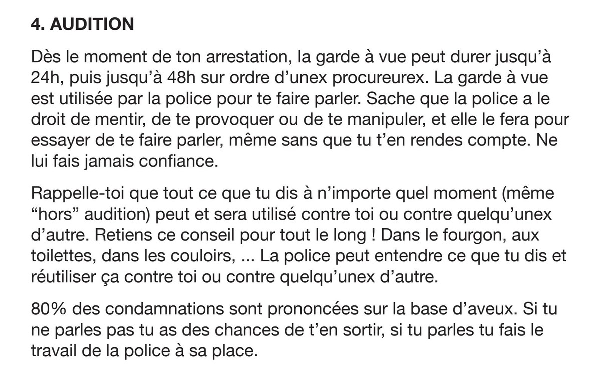 Un passage du guide No G7.