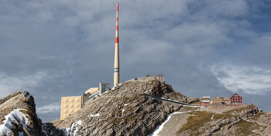 Die&nbsp;Bahn von Wasserauen auf den Säntis wurde nie realisiert.