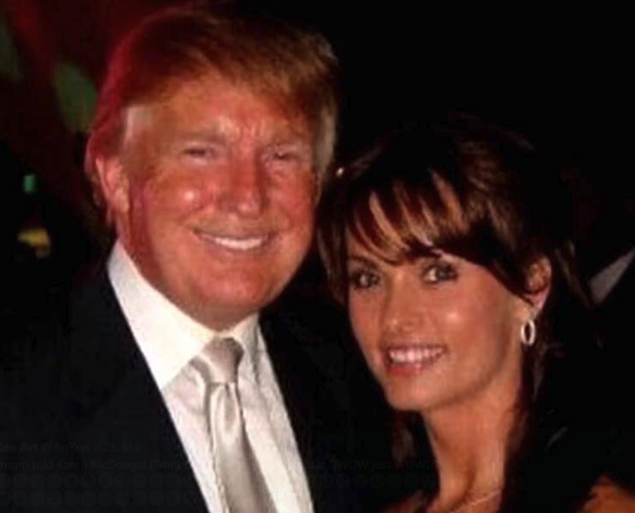 Karen McDougal mit Donald Trump.