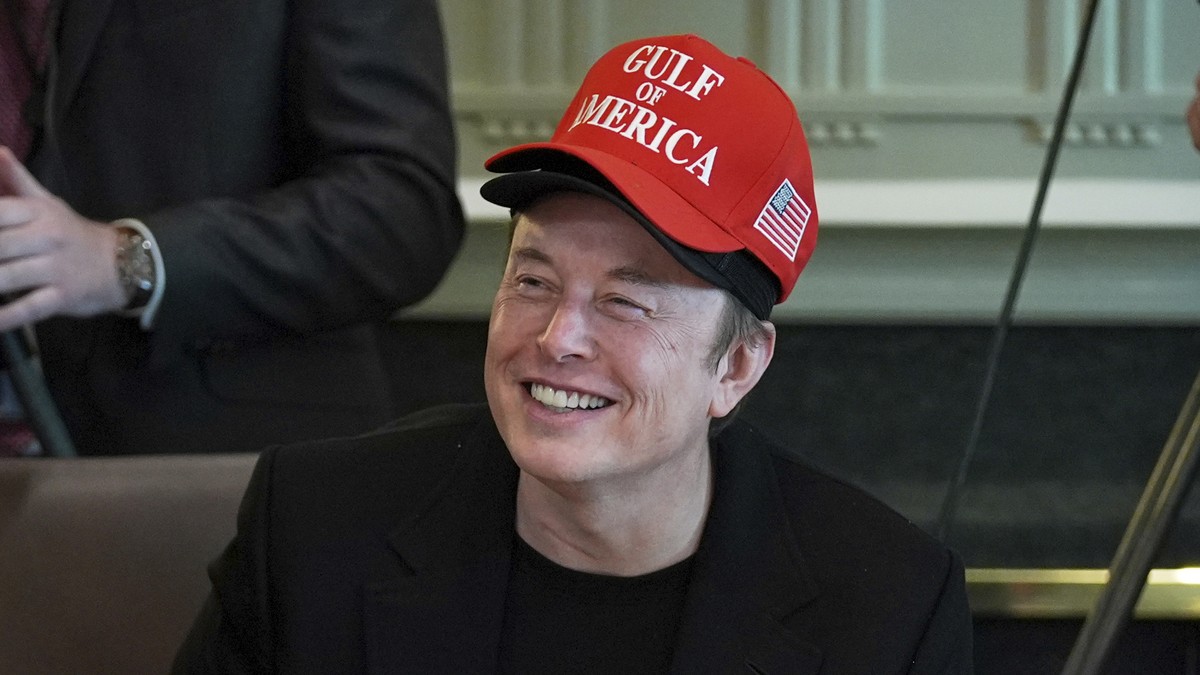 Elon Musk listens during a cabinet meeting at the White House, Wednesday, April 30, 2025, in Washington. (AP Photo/Evan Vucci)
Elon Musk