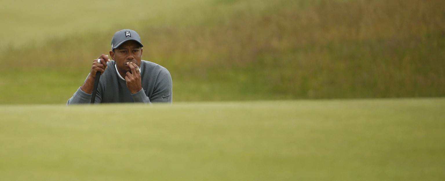 Ein nachdenklicher Woods am British Open.