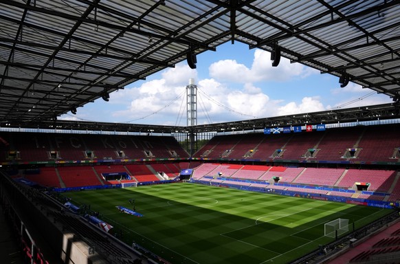 Scotland v Switzerland - UEFA EURO, EM, Europameisterschaft,Fussball 2024 - Group A - Cologne Stadium A view inside the ground before the UEFA Euro 2024 Group A match at the Cologne Stadium in Cologne ...