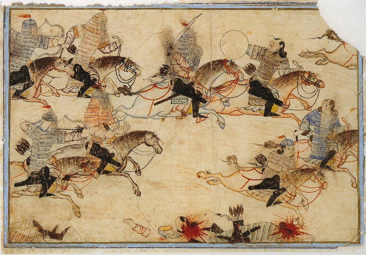 Mongolische Krieger.&nbsp;