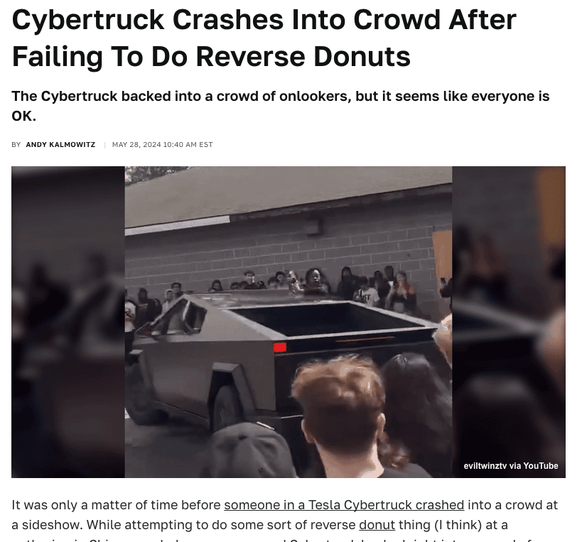 https://www.jalopnik.com/cybertruck-crashes-into-crowd-after-failing-to-do-rever-1851503733/