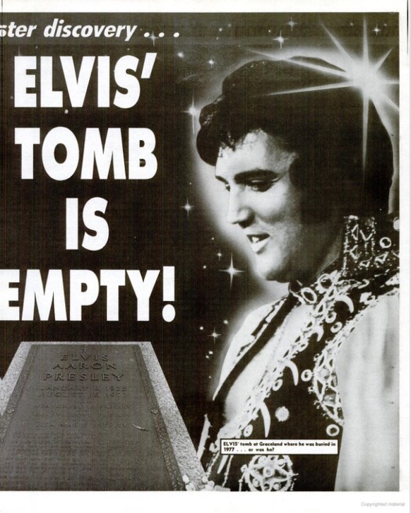elvis fake news presley schlagzeilen rock&#039;n&#039;roll the king http://www.messynessychic.com/2017/02/06/13-things-i-found-on-the-internet-today-vol-ccxvii/