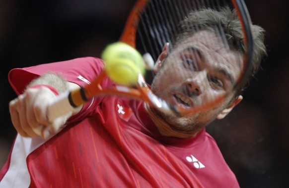 Stan Wawrinka holt am ersten Finaltag die Schweizer Kohlen aus dem Feuer.&nbsp;