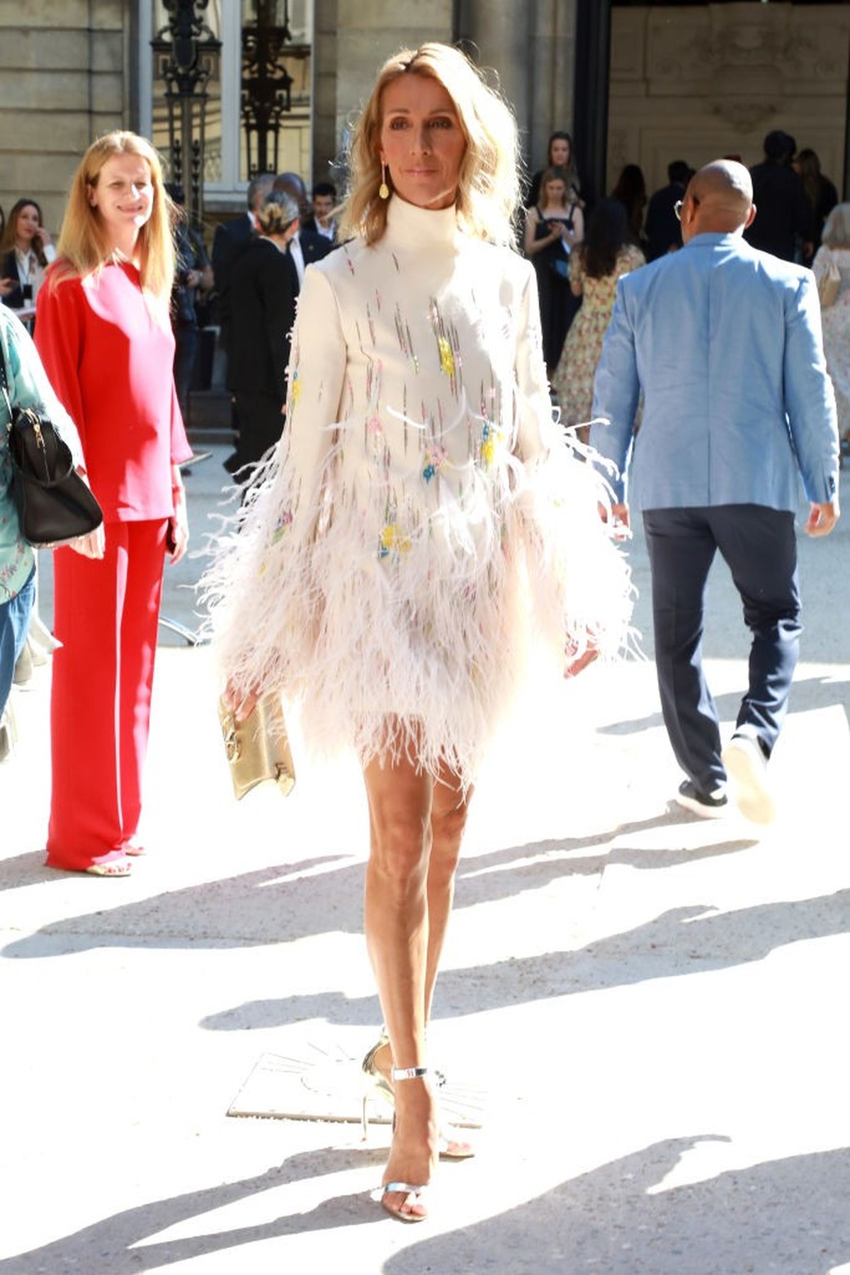PARIS, FRANCE - JULY 03: Celine Dion attends the Valentino Haute Couture Fall/Winter 2019 2020 show as part of Paris Fashion Week on July 03, 2019 in Paris, France. (Photo by Pierre Suu/Getty Images)